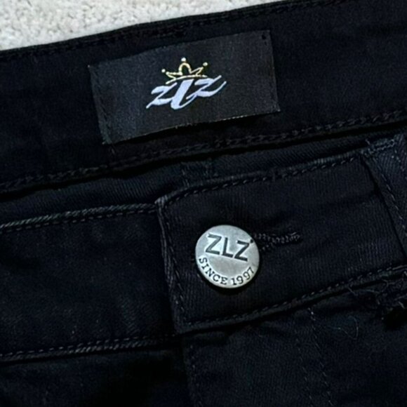 ❤️HP❤️ ZLZ Slim Fit Stretch Stretch Jeans Black Men's Size 32 x 32 - Picture 10 of 12